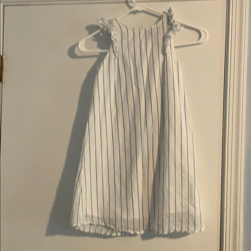 Cute blue striped dress